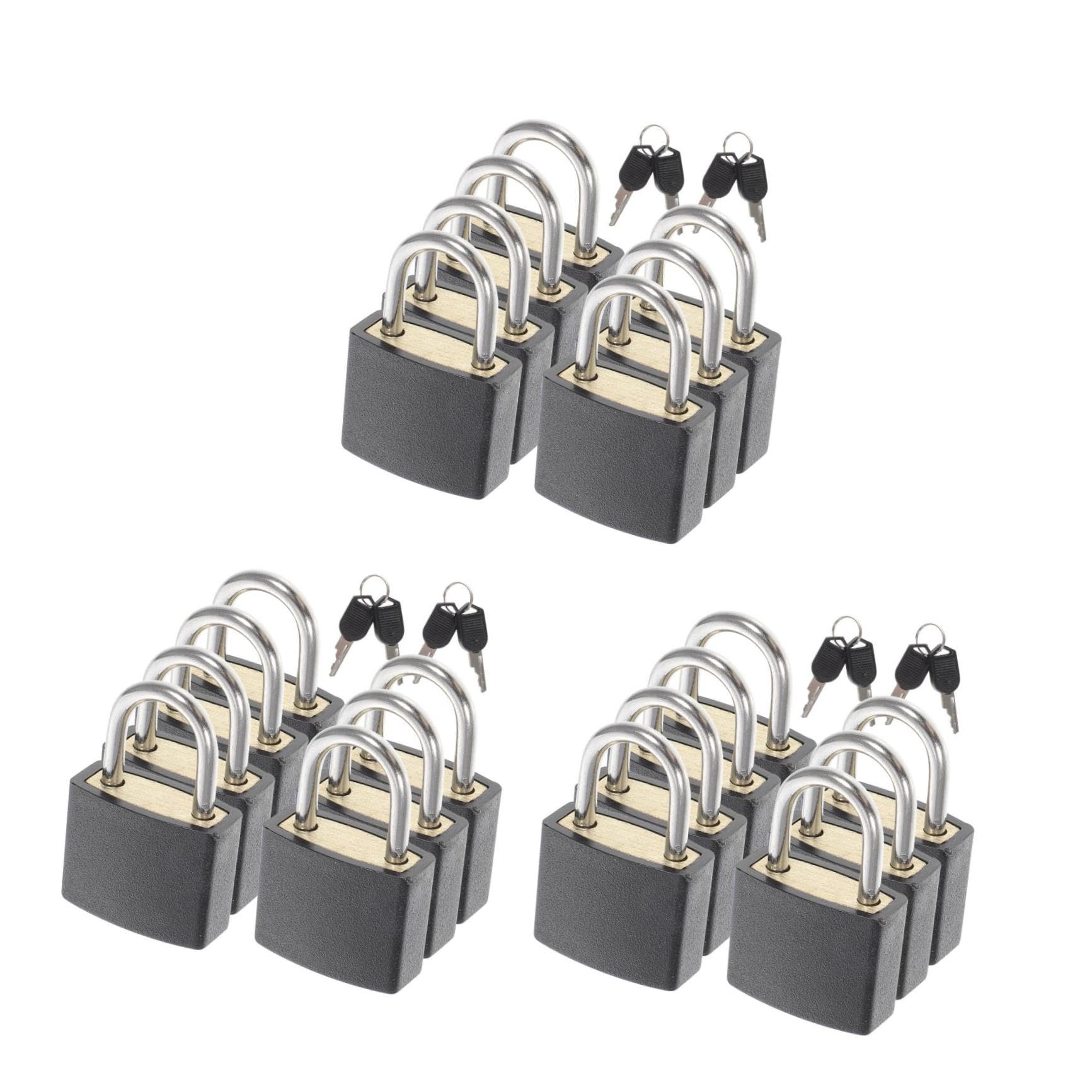 LIFKOME 21piezas Candados Para Equipaje Con Llaves Para Mochila Gimnasio y Taquillas Diseño Práctico y Portátil