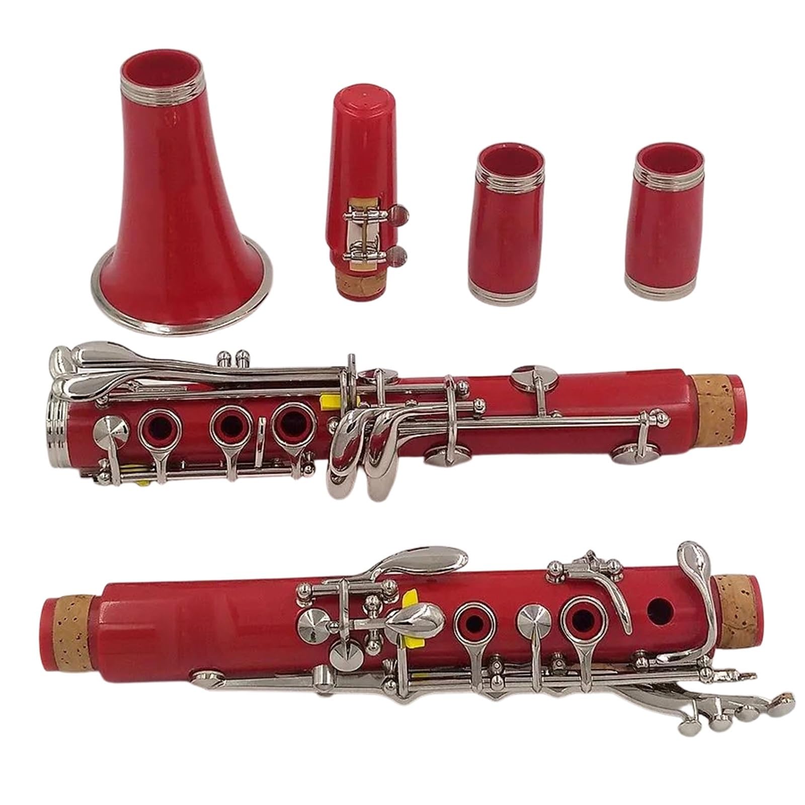 Clarinete Bb Profesional 17 Teclas Material Del Cuerpo ABS Instrumentos Musicales De Viento Madera(E102)