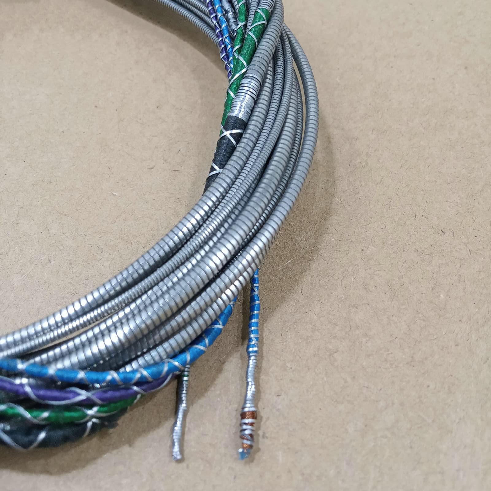 Cellosaiten (A-D-G-C), Stahlkern, Nickel-Chrom-Wicklung mit vernickeltem Kugelkopf für 4/3/1/2, 1/Cellos