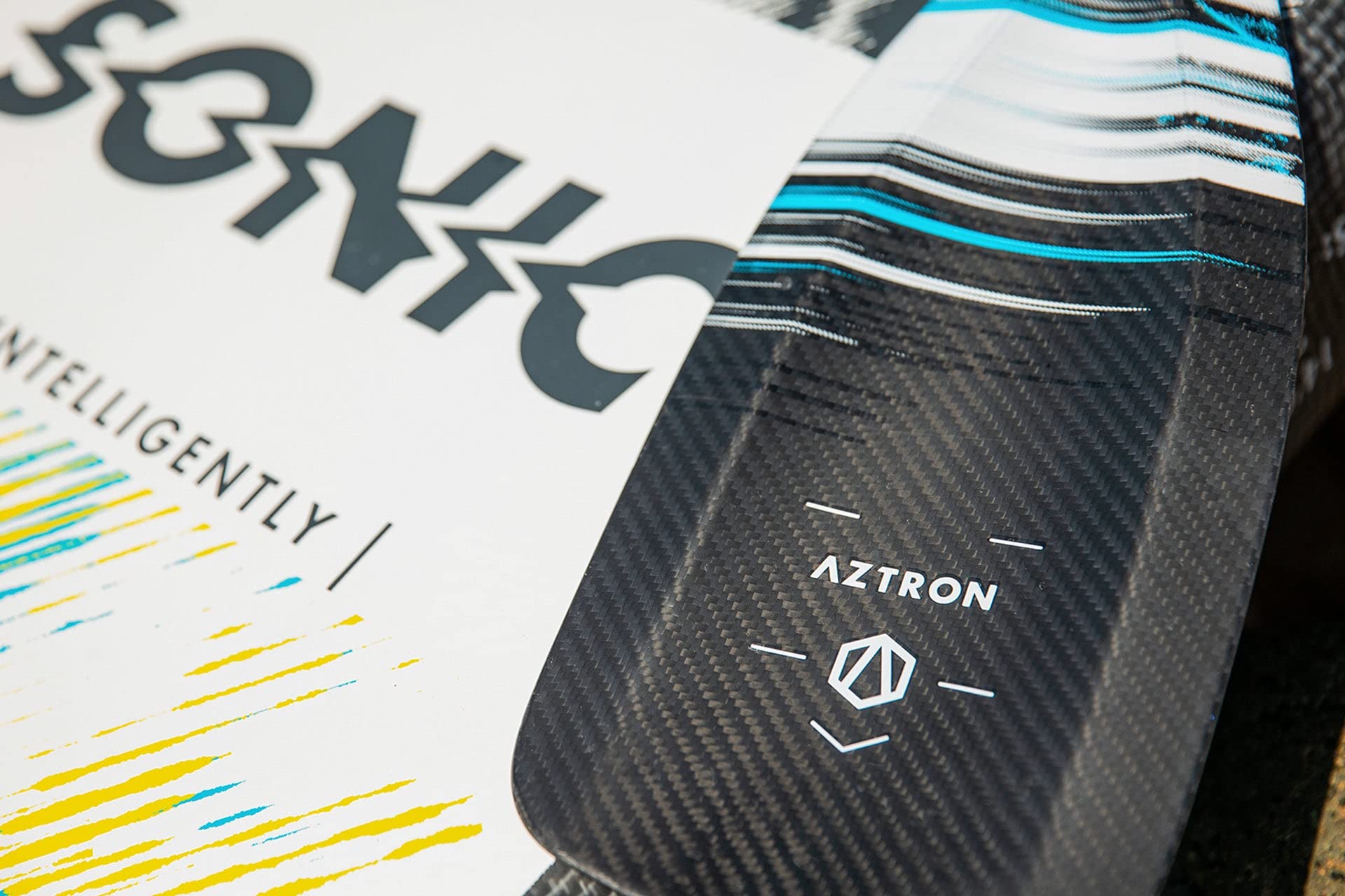 Aztron Unisex – Erwachsene Sonic Carbon 100 High Performance Paddel-3 Abschnitte, Schwarz, Standard