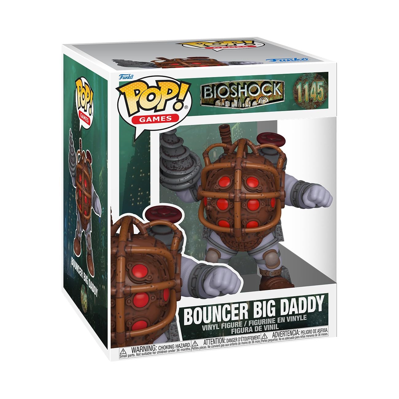 Funko Pop! Super: Bioshock - Bouncer Big Daddy - Collectable Vinyl Figure - Gift Idea - Official Merchandise - Toys for Kids & Adults - Video Game