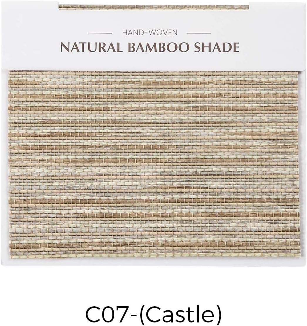 TWOPAGES Rae C Series Natural Woven Bamboo Shade Sample Book Swatches