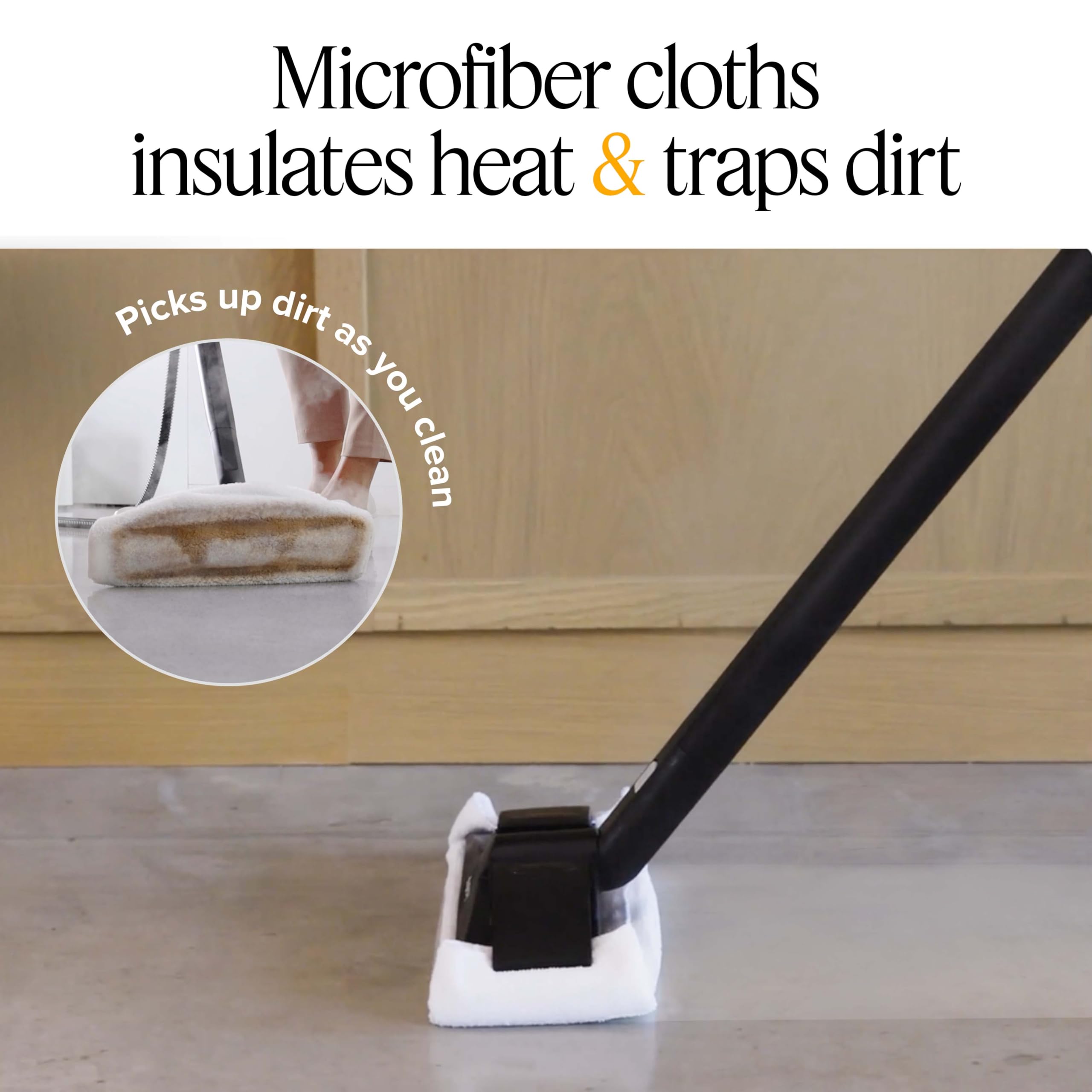McCulloch MC1275 Heavy-Duty Steam Cleaner, 45 Min Runtime, 18 Accessories | Mop Head, Brushes, & More - Built for Home, Tile, Grout, Carpet, Furniture, & Personal Car Detailing product image 23