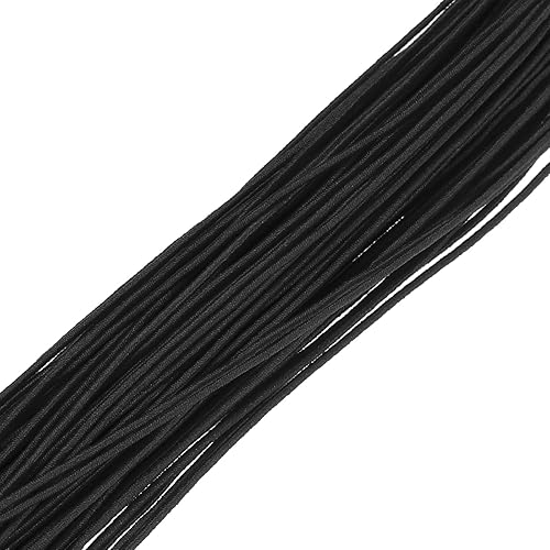 Vista 425 de PATIKIL Cuerda elástica elástica de 1/8 pulgadas, 11 yardas (0.118 in x 32.8 ft), color verde militar para manualidades, correas de gancho