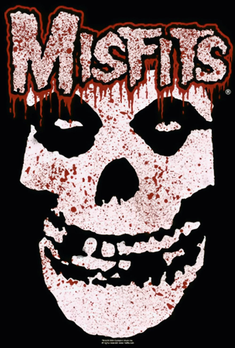 Amazon.com: BUY ART FOR LESS Officially Licensed Misfits - Splatte Art ...