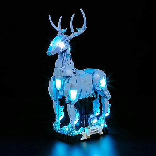BRIKSMAX Kit de iluminación LED para LEGO-76414 Expecto Patronum, compatible con el modelo de bloques de construcción de Lego Harry Potter, no