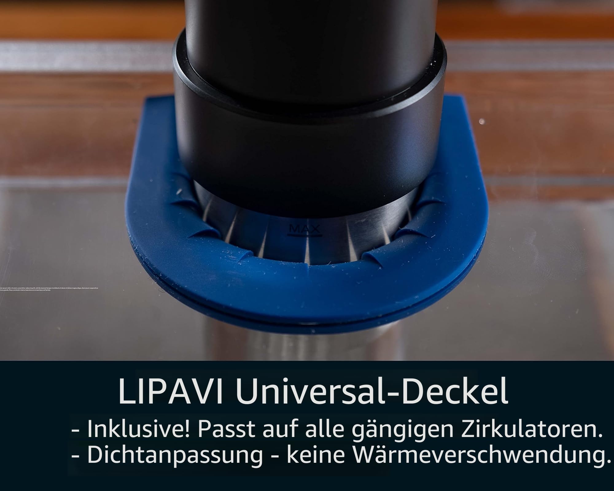LIPAVI Sous Vide SYSTEM - Deckel, Behälter und Gestell - Polycarbonat Gestell - Multi-Fit deckel - 18L Wasserbad - Passt auf die meisten Modelle ⌀70mm