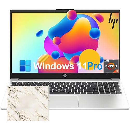HP 255-G10 Business Laptop Computer - w/Office Lifetime • 15.6" Full HD • Ryzen 3 7330U (up to 4.3 GHz) • Wi-Fi 6 -Windows 11 Pro, for Person Use or Work, Silver(64GB RAM, 2TB SSD)