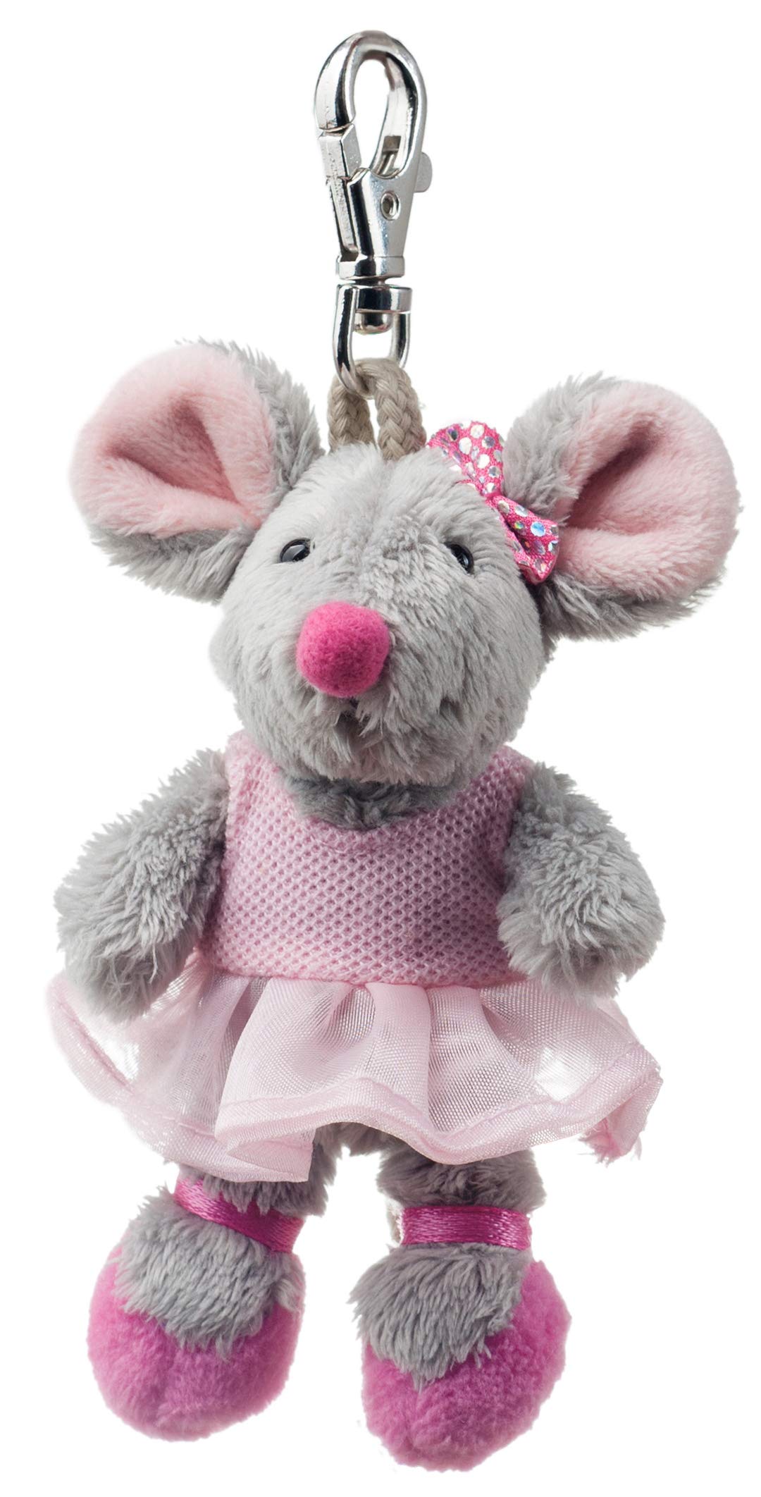 Schaffer Knuddel mich!0242 Mouse Pendant Unisex Child Grey Approx. 11 cm