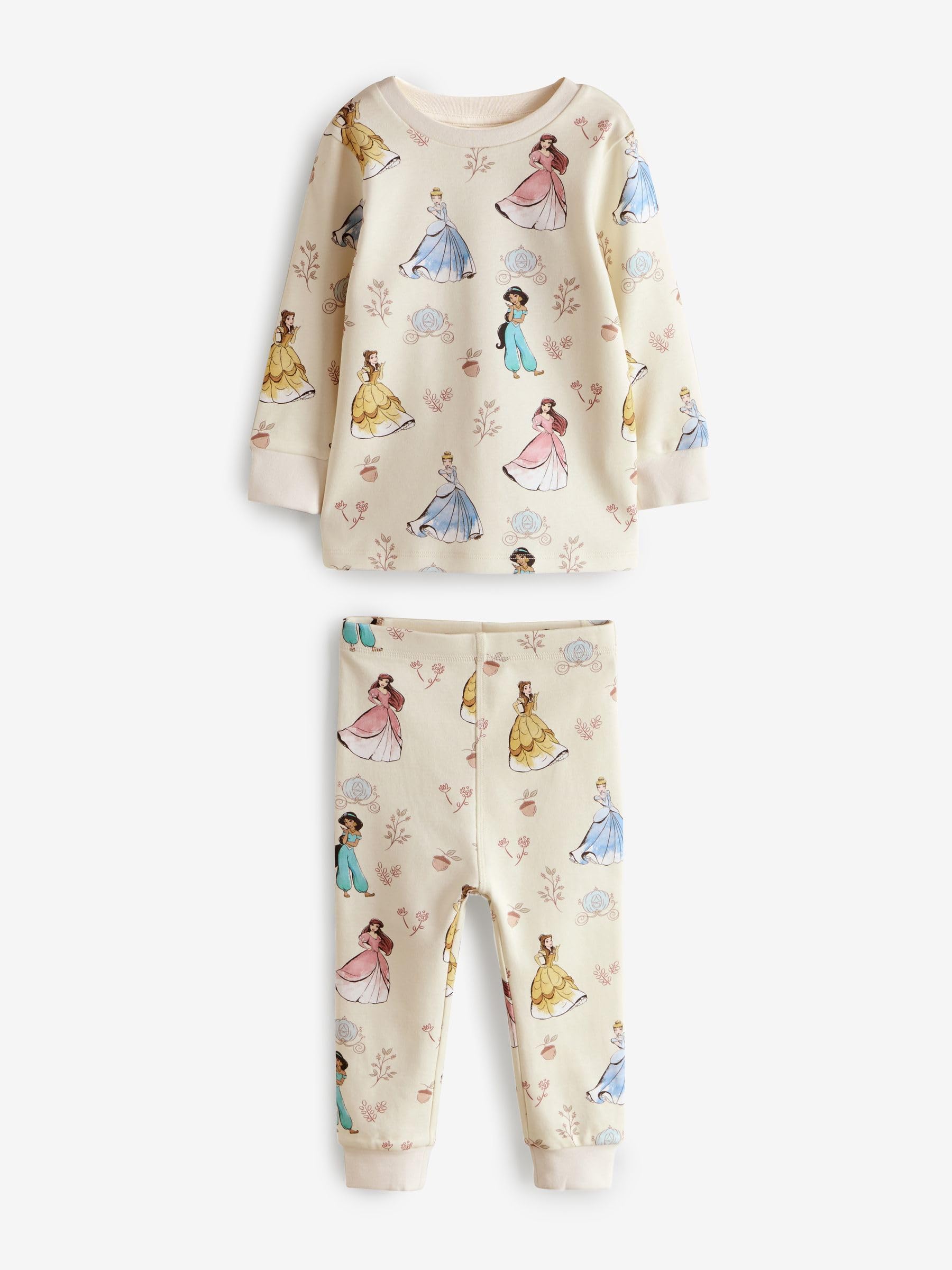 NEXT Disney Princess - Pigiama da bambina, confezione da 2