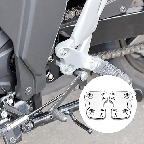 Vista 13 de Accesorios para motos Estriberas delanteras Reposapiés ajustables compatible con Suzuki GIXXER SF250 250 SF/GIXXER 250 2019-20-21-2022 (negro)