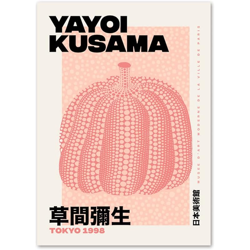 草間彌生ポスターとプリント水玉パンプキンウォールアート草間彌生キャンバス絵画リビングルームの装飾のための現代写真50x70cmx1フレームなし U7hgn3v2ei Www Taprobanemed Com