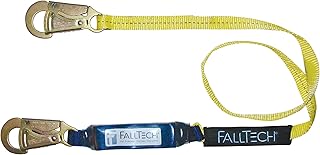 FallTech 8253 ClearPack Shock Absorbing Lanyard, 3-Foot