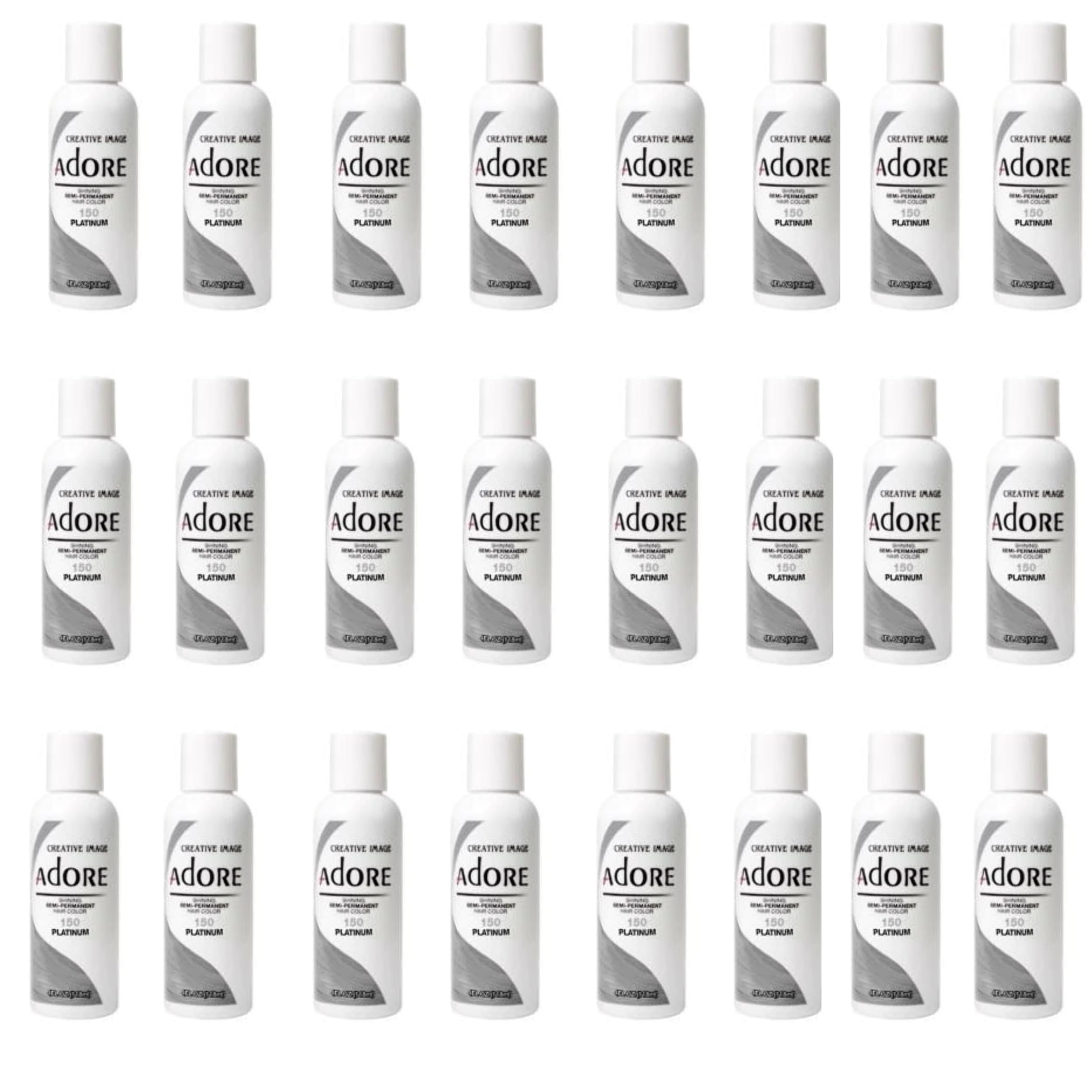 Adore Semi Permanent Hair Color - Vegan and Cruelty-Free Hair Dye - 4 Fl Oz - 155 Titanium (Pack of 1)