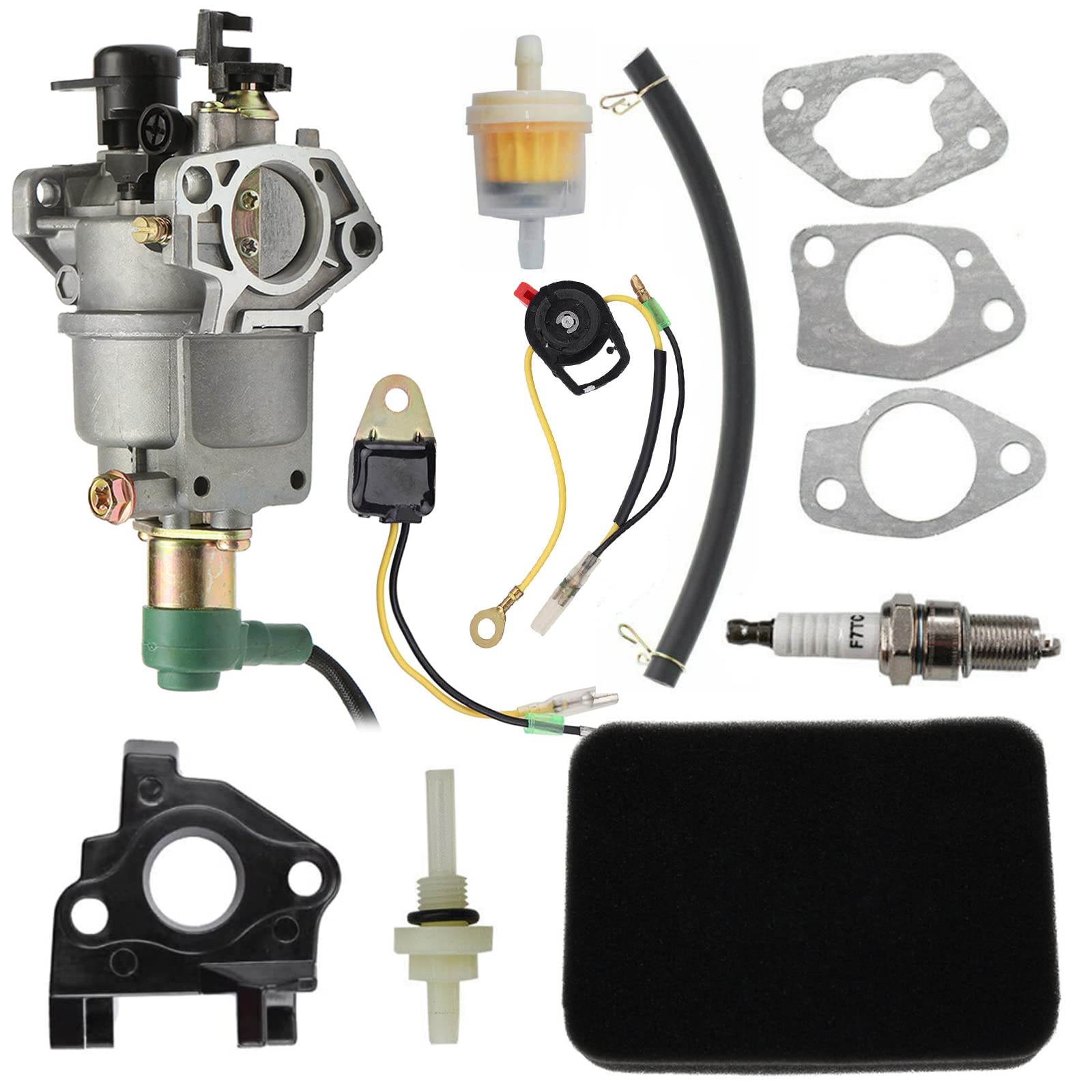 GX390 Carburateur compatible avec EB5000X EM5000S EM5000SX EM5000X EW171 GX340 GX390 5KW 13HP GX340 11HP 188F Moteur de générateur