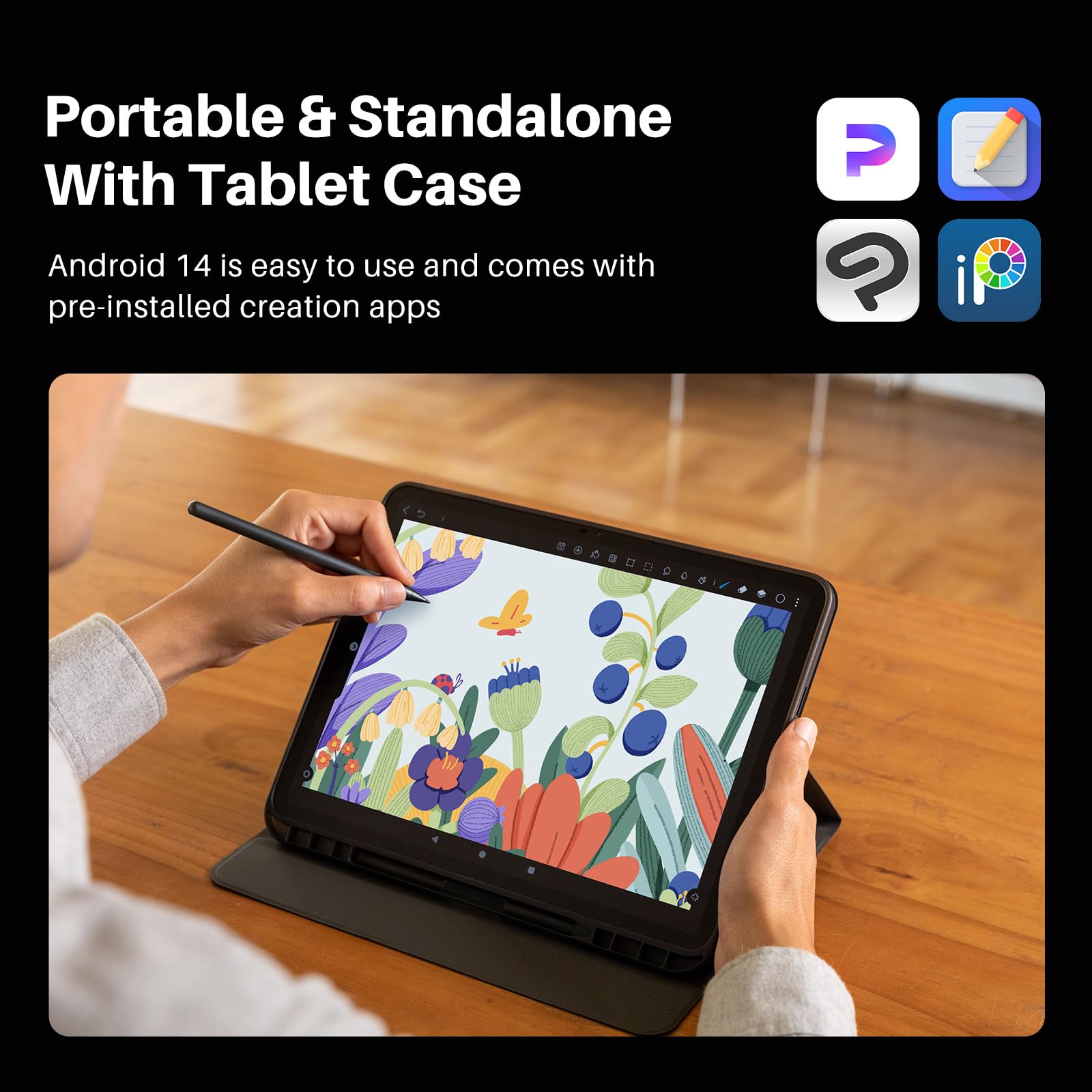 Amazon.com : HUION 12.7 Inch Android 14 Tablet, Kamvas Slate