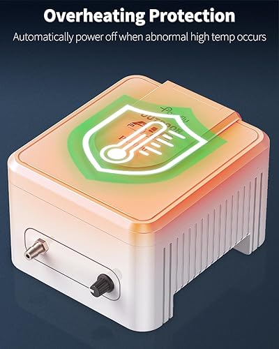 Miniatura 4 de Pawfly Pond Air Pump Outdoor Oxygen Pump for Fish Koi Ponds 3000 to 10000 Gallons Adjustable Pond Garden Aerator Pump Kit with Airline Tubing