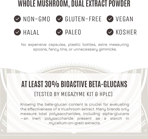 Miniatura 6 de Hamilton's Lucid Lion's Mele Extracto de hongo orgánico en polvo para reparación sináptica de alta potencia promueve el factor de crecimiento