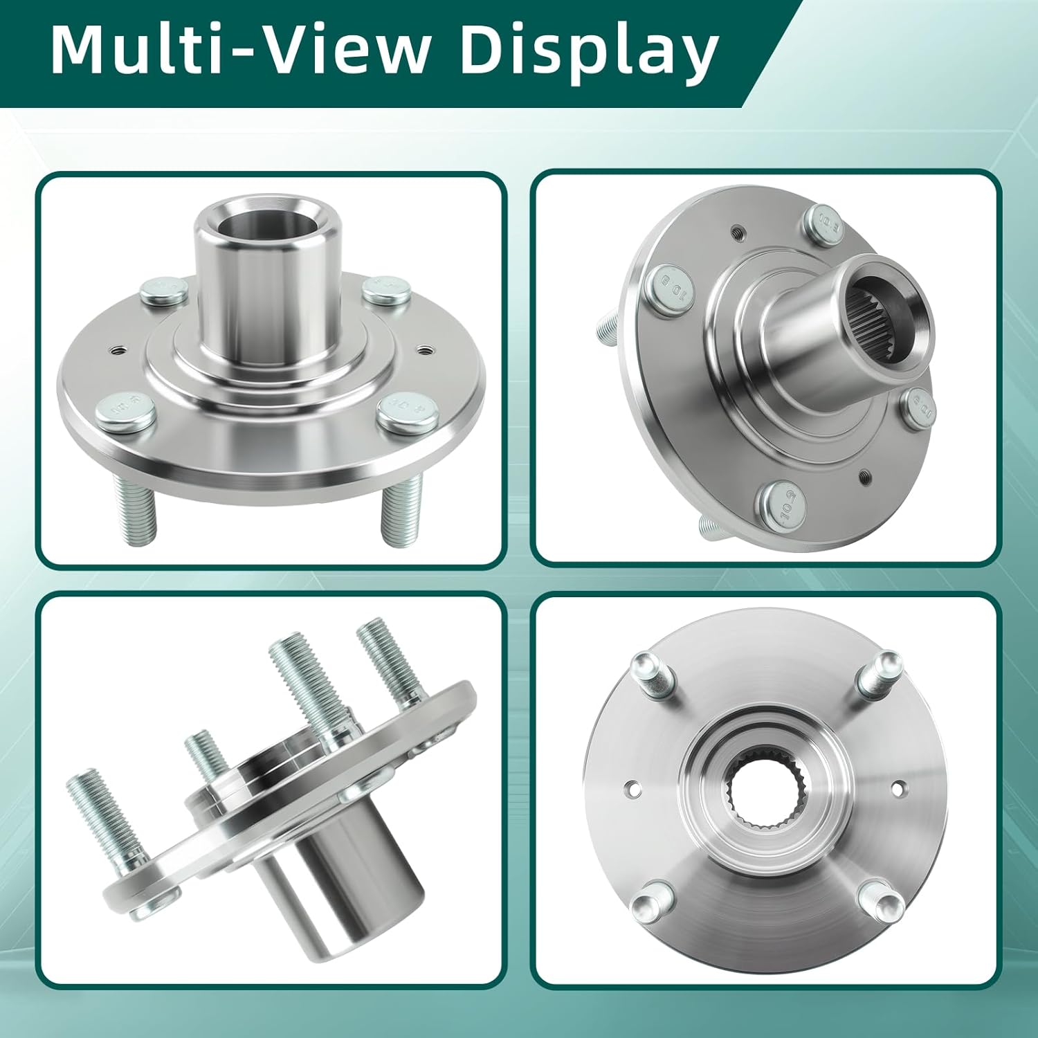 AUTOKAY Front Wheel Hub Bearing Kits 930-452 510050 for Honda Accord 1998-2002 2.3L Only With Nut Clip, 2 Pcs - Image 5