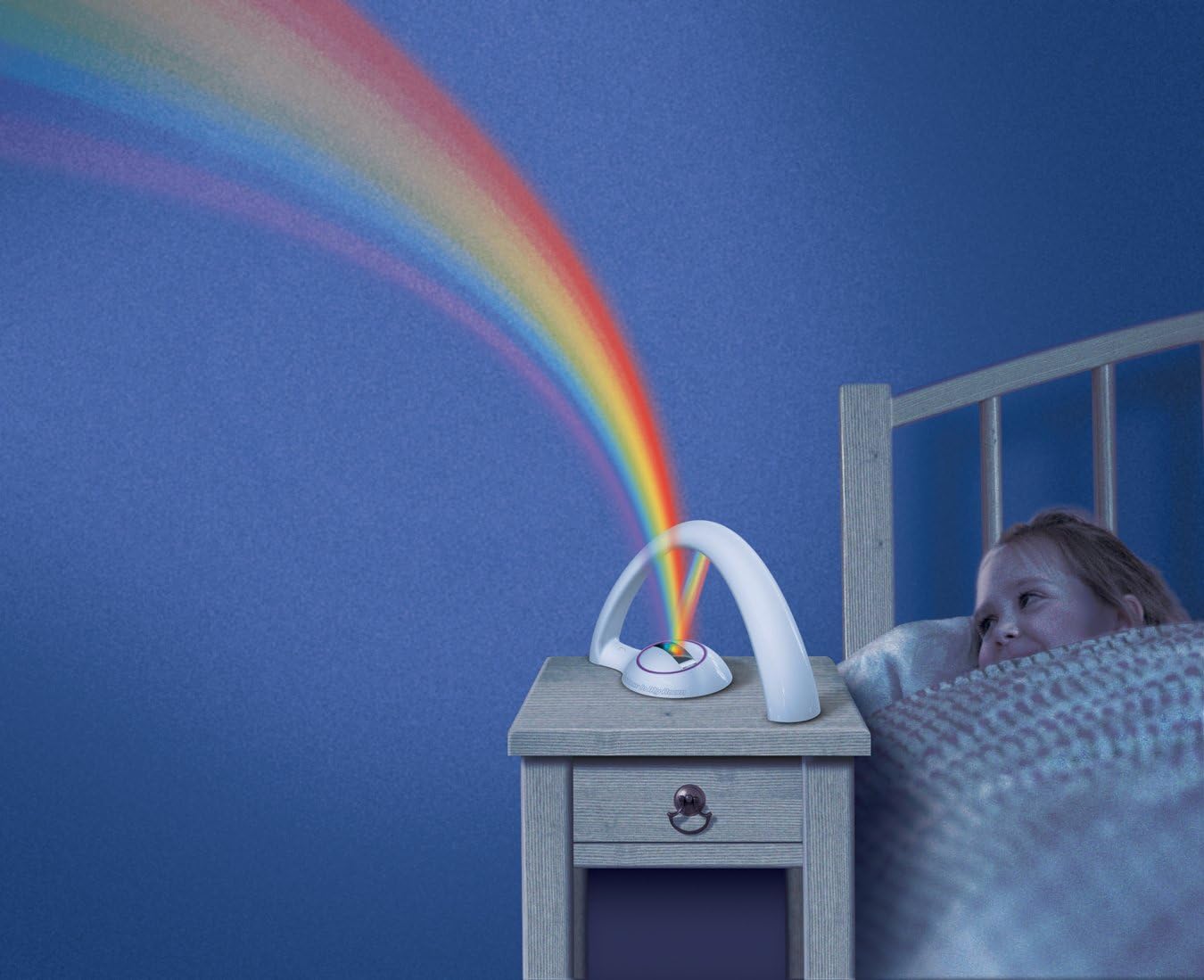 Uncle Milton Rainbow In My Room - Rainbow Night Light Projector for 60 months to 180 months - STEM Learning (05105)