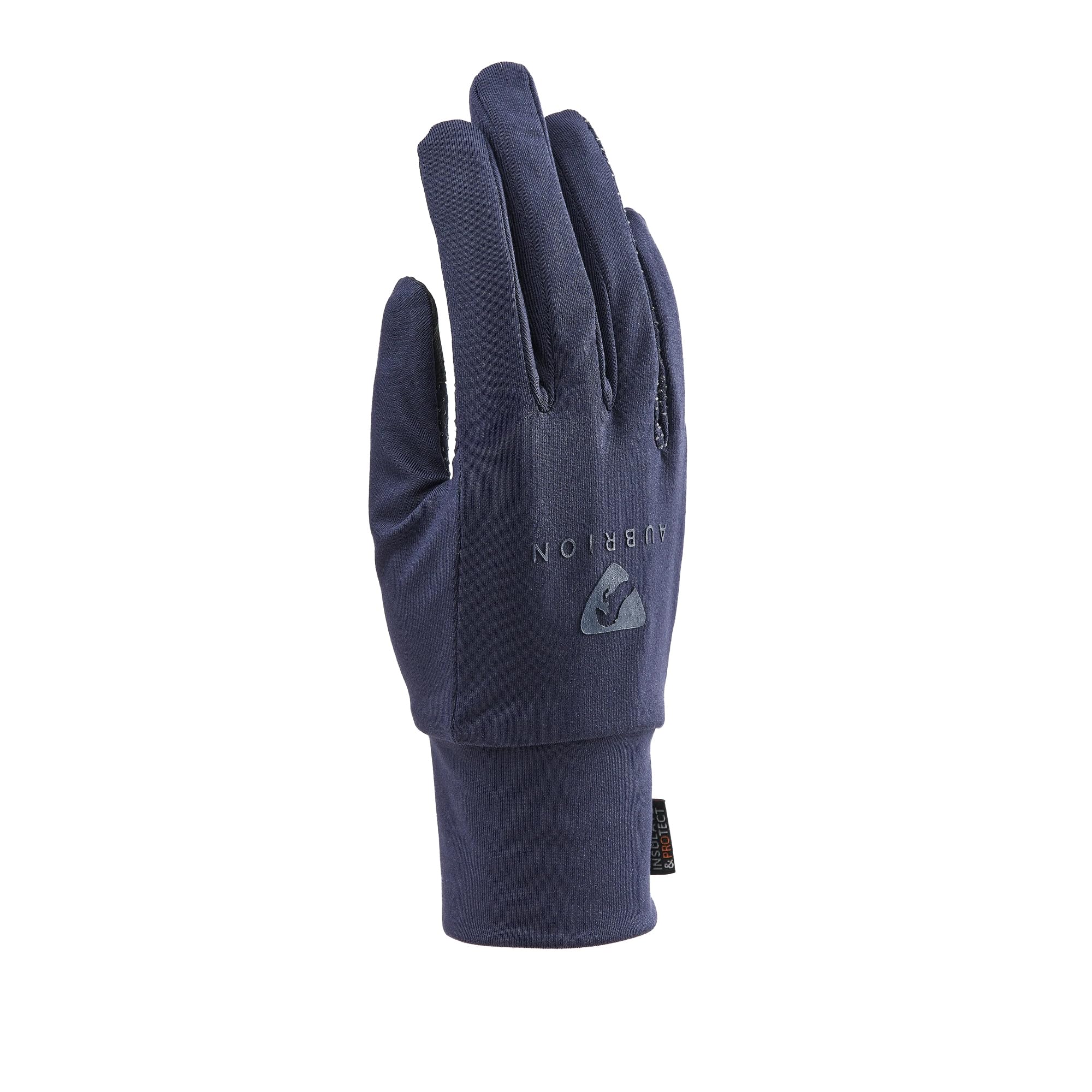 Aubrion - BAXTER Riding Gloves - Adult, Navy blue, L