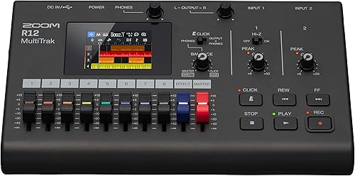 Miniatura 2 de Zoom Grabadora digital portátil R12 MultiTrak y superficie de control