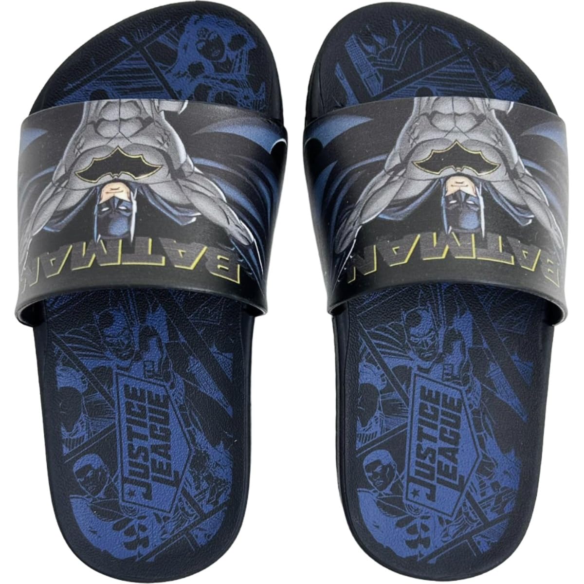 Chinelo Infantil Slip On Slide Liga Da Justica Action Batman em promoção! Veja a oferta e mais achadinhos de Sandálias & Chinelos Infantis 2 Hoje é o melhor dia para comprar Chinelo Infantil Slip On Slide Liga Da Justica Action Batman com aquele preço maroto! Promoção! Aproveite a oferta! 2
