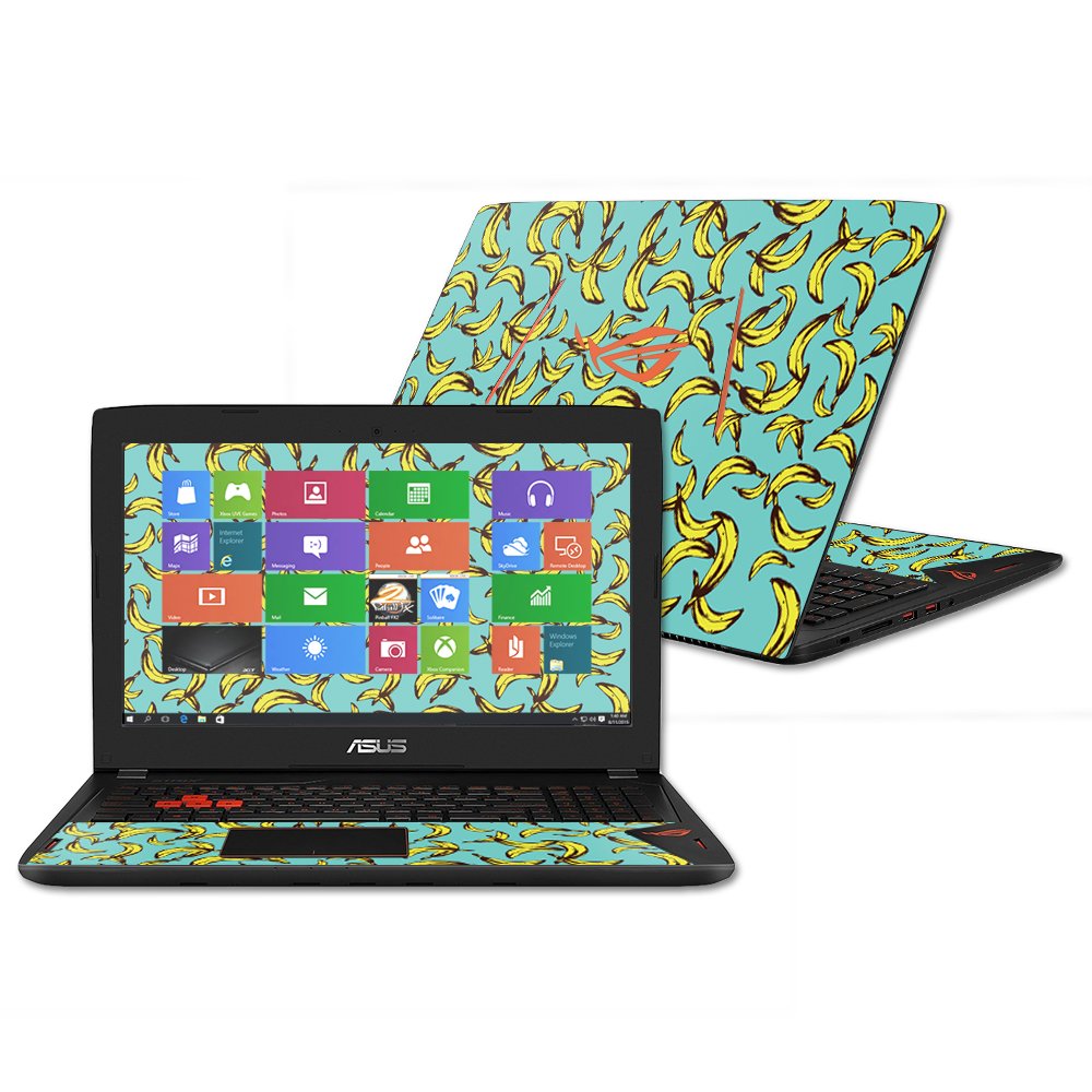 MightySkins Skin Compatible with Asus ROG STIX GL502v 15.6" (2016) wrap Cover Sticker Skins Bananas