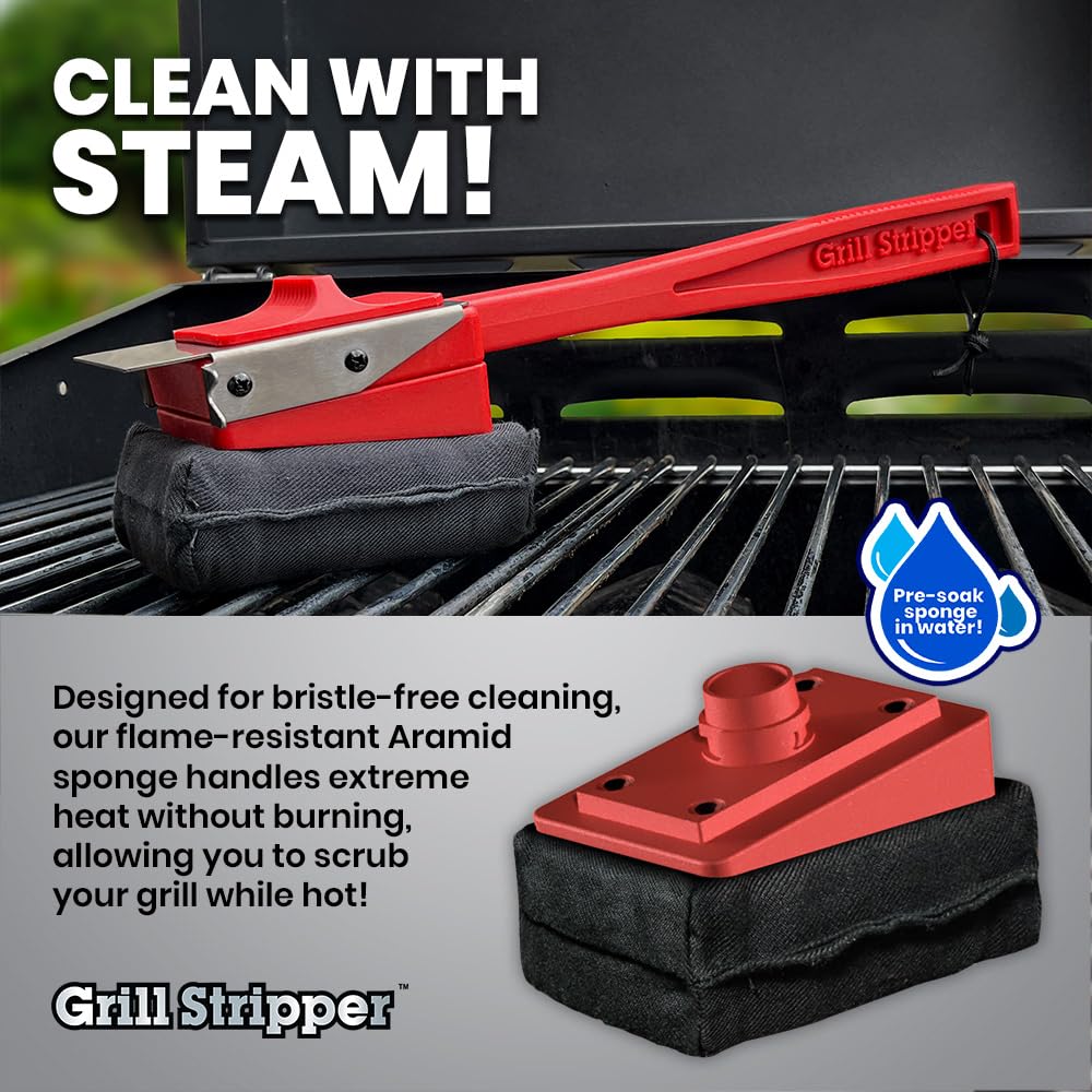Grill Stripper Borstenfreie Grillbürste für Outdoor-Grill, BBQ, Grillreiniger