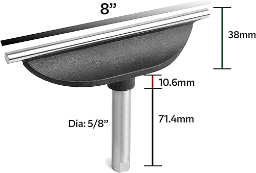 Miniatura 47 de Reposaherramientas de 6 pulgadas con 1 pulgada de diámetro, longitud total de 4 pulgadas, soporte de herramientas recto Woodlathe de barra redonda