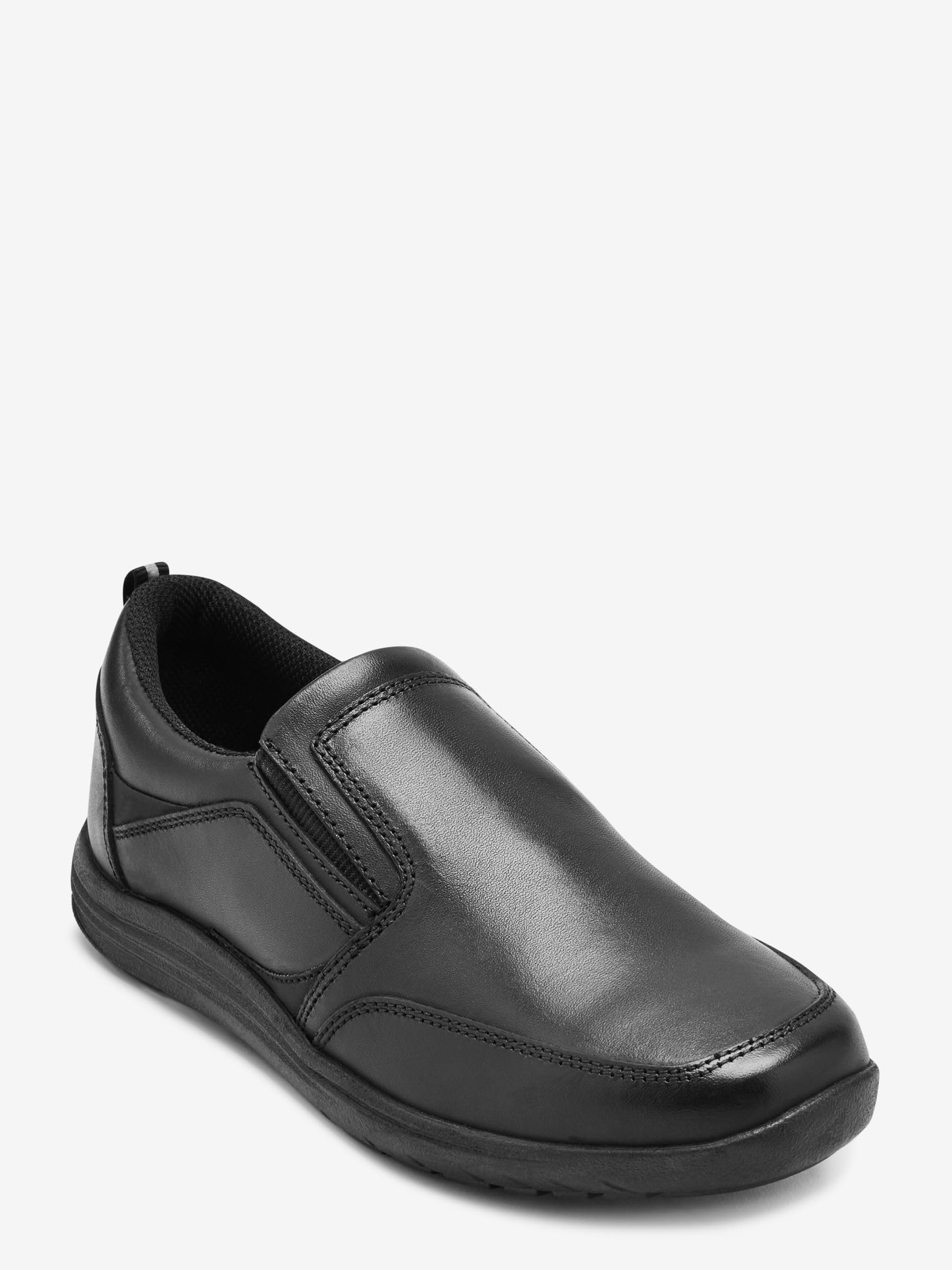 NEXT Niños Mocasines Escolares en Cuero