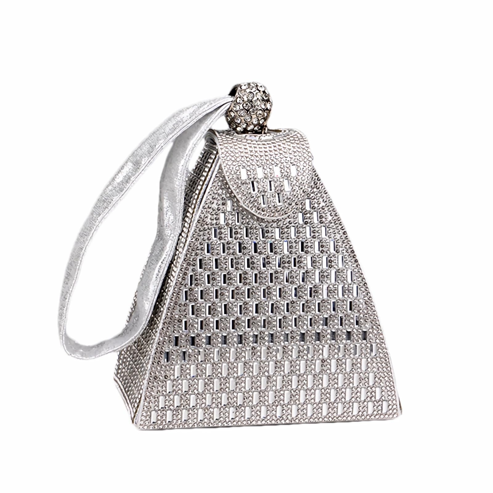 Sac en strass compact et léger pour libérer vos mains en soirée