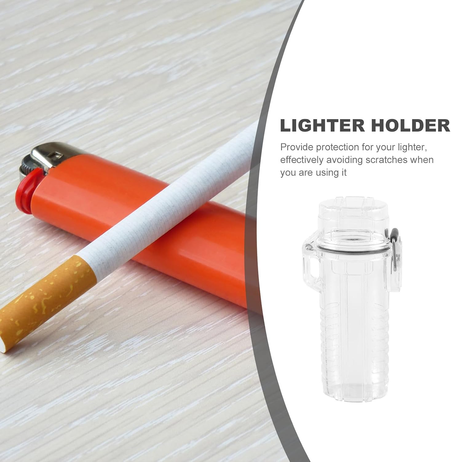 minkissy 2pcs Lighter Protective Case Lighter Sleeve Lighter Covers Cigarette Lighter Holder Cigarette Lighter