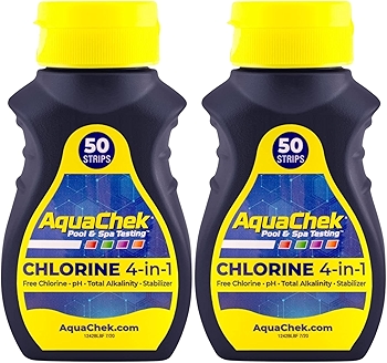 AquaChek 4合1游泳池氯测试试纸