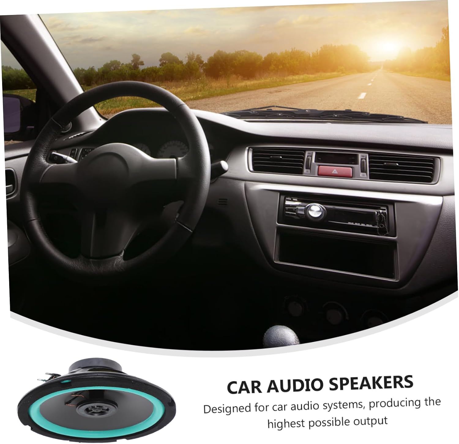 Car Audio Speaker Ohm Midrange Bass Speaker for Amplifier Sound System Design for Enhanced Sound and Fast Response for Automotive Stereo Systems