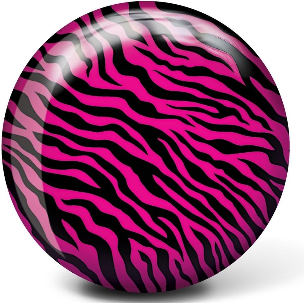 Brunswick Pink Zebra Glow Viz-A-Ball Bowling Ball (10lbs)
