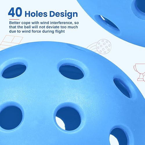 Miniatura 3 de FoDau770 Bolas de pickleball