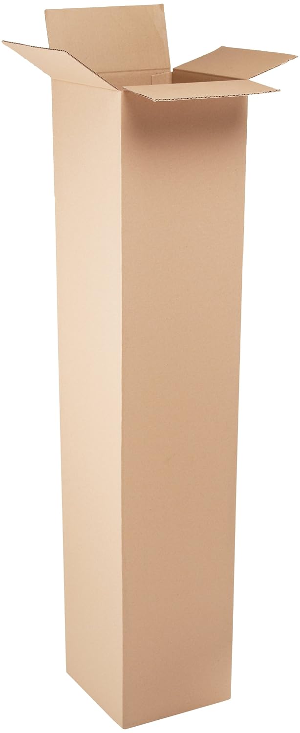 AVIDITI 12 x 12 x 60 Corrugated Cardboard Boxes, Tall 12"L x 12"W x 60"H, Pack of 10 | Shipping, Packaging, Moving, Storage Box for Home or Business, Strong Wholesale Bulk Boxes