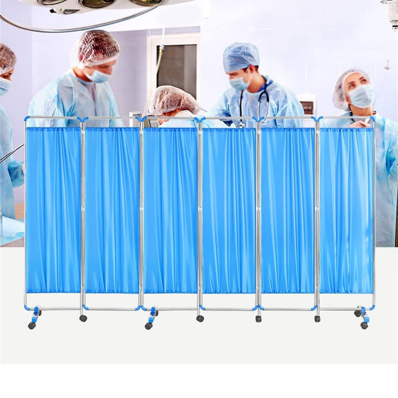 Paravent médical de 180 cm pour créer une zone d'intimité aux urgences