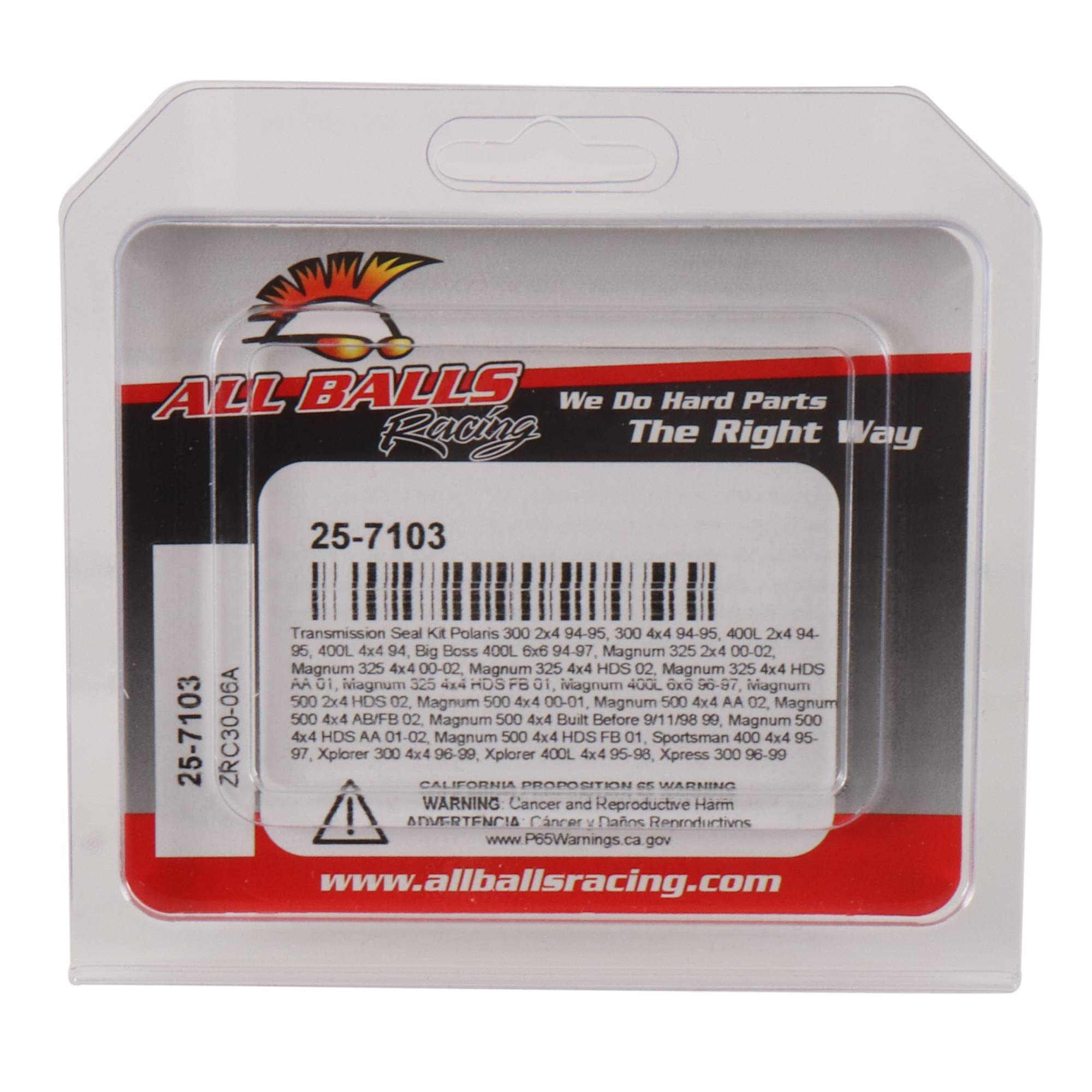 All Balls Transmission Seal Kit 25-7103 Polaris 300 2x4 94-95, 300 4x4 94-95