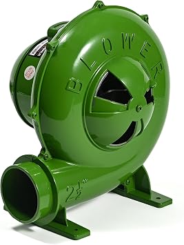 250W Blower Fan, 230CFM Electric Forge Blower, Blacksmith Forge Charcoal Chimney Starter, Air Mover Blower BBQ Fan, Centrifugal Blower 110V 2-1/2 Outlet