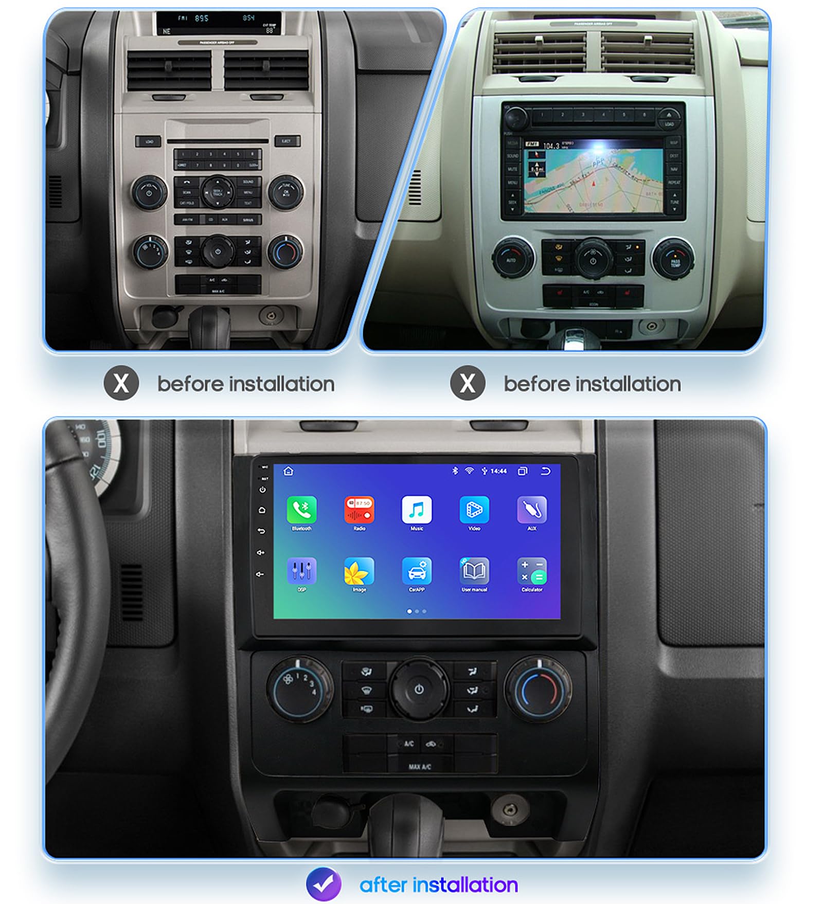 Radio Samochodowe do For-d Escape & Ford Kuga & Mazda Tribute 2007-2012