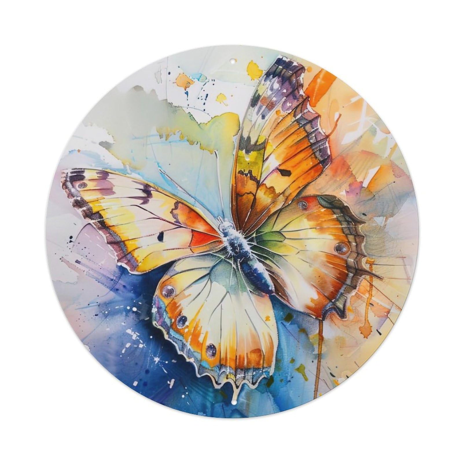 Animal Beautiful Butterflies Metal Tin Sign
