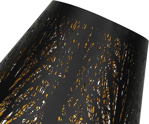 Miniatura 5 de ALUCSET Juego de 2 bombillas pequeñas con clip para bombillas de candelabro pantalla de tela de barril para lámpara de mesa lámpara de pared de 4 x