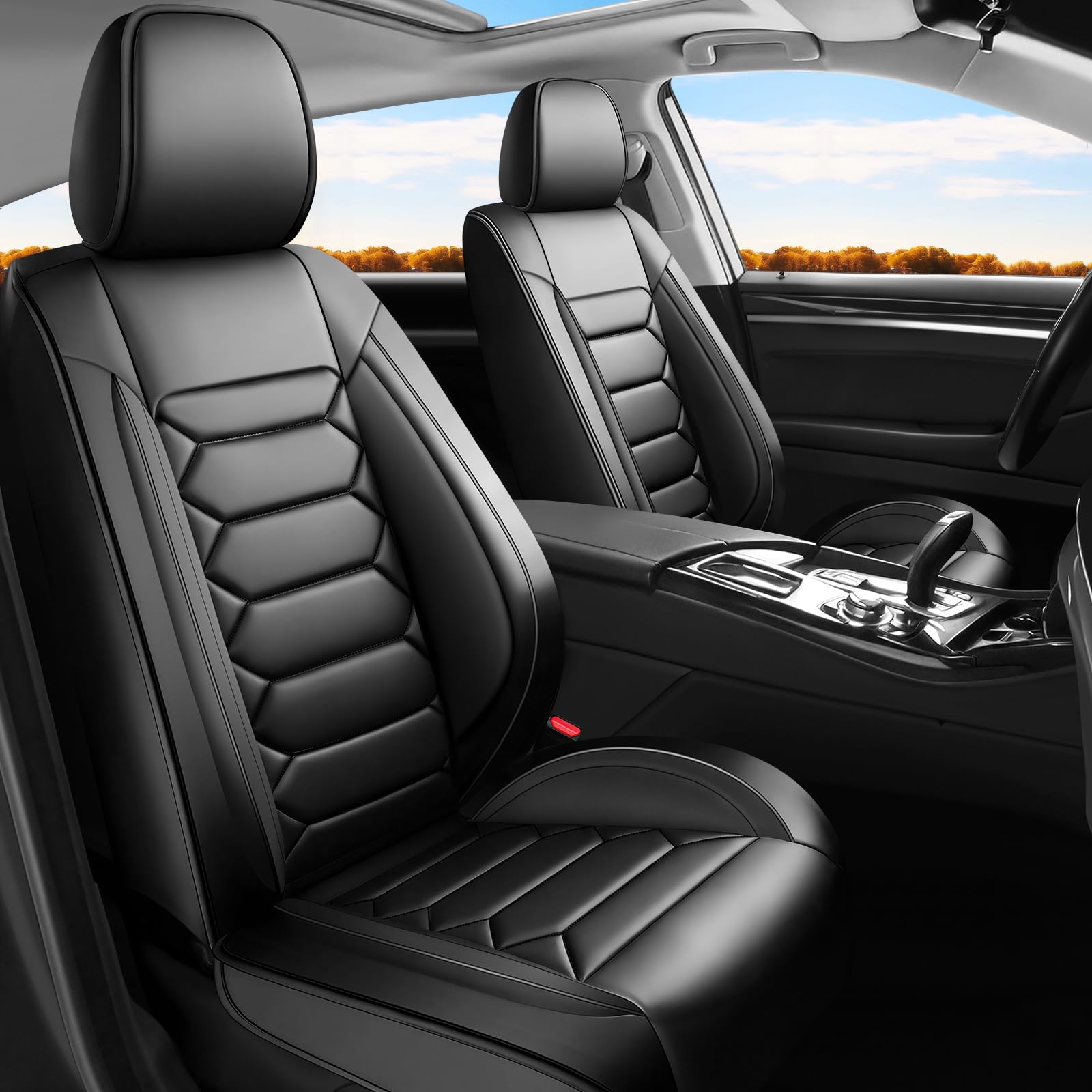Car Seat Covers for GMC Yukon 2007-2024 2025 2026 2 Front