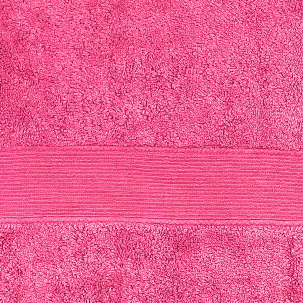 Alpes Blanc 2 Badetücher, 100 % natürliche Baumwolle, Frottee, 600 g/m² (Puderrosa, 100 x 150 cm)
