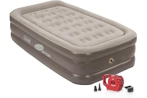 Coleman QuickBed Elite Extra High Raised Airbed, Twin Size