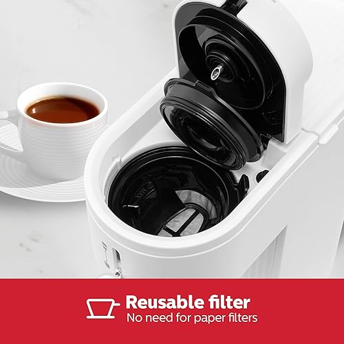 Vista 109 de Holstein Housewares - Cafetera, color rojo