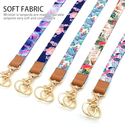 Miniatura 2 de Cordones para tarjetas de identificación, llaves de coche, paquete de 5, lindo llavero para mujeres profesoras