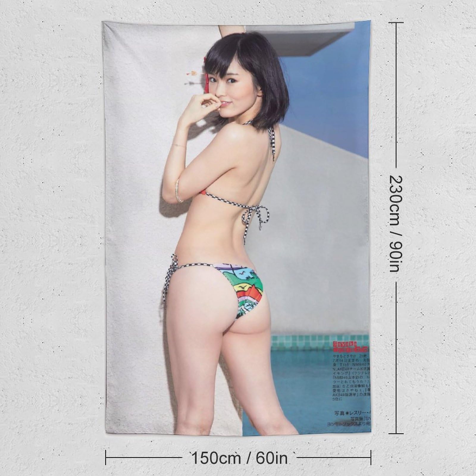 Amazon.co.jp: 山本彩 さや姉のグラビア水着セクシー画像タペストリー